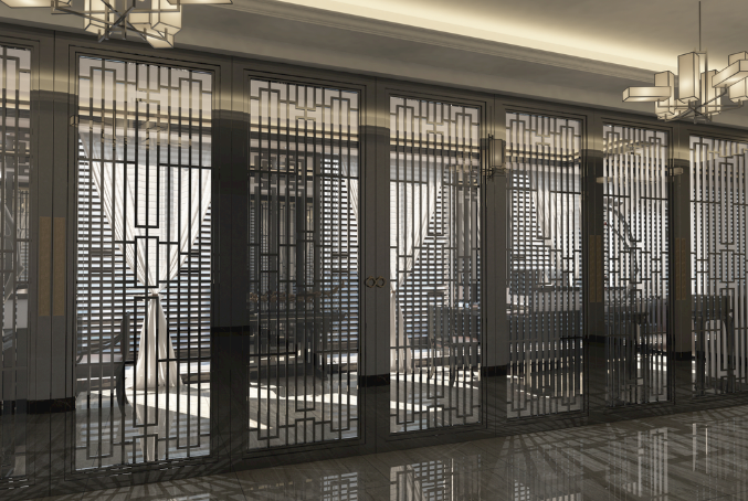 上海辦公室設計中式大門效果探究 上海辦公室設計中式大門效果探究